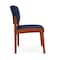 Lesro Lenox Armless Guest Chair, 22.5 in W 26 in L 31.5 in H LW1102 - alternate 2